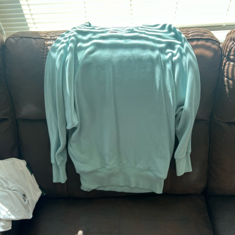 Aerie Light Blue Women's Crew Neck Sweater